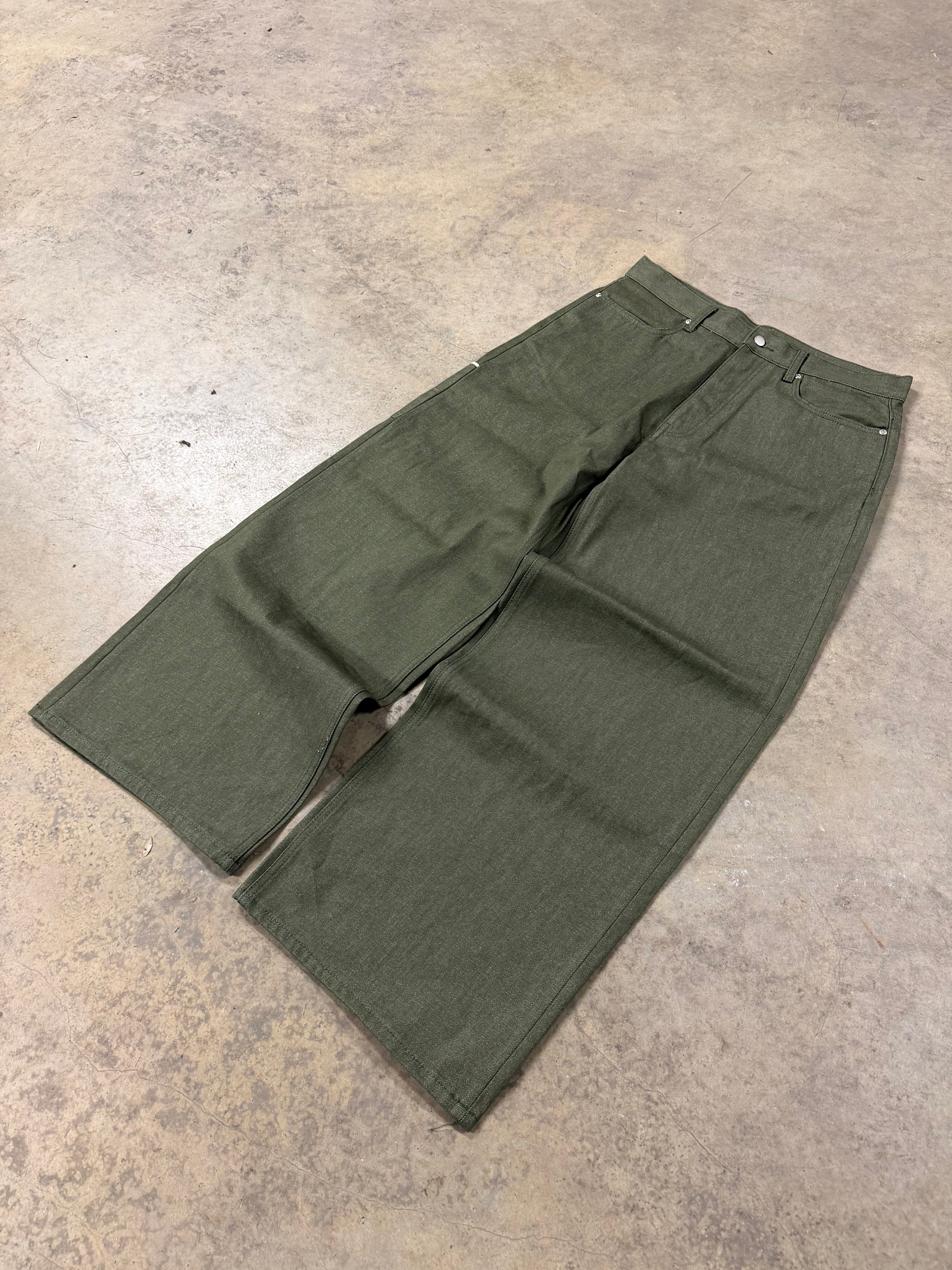 Denim Selvedge Green