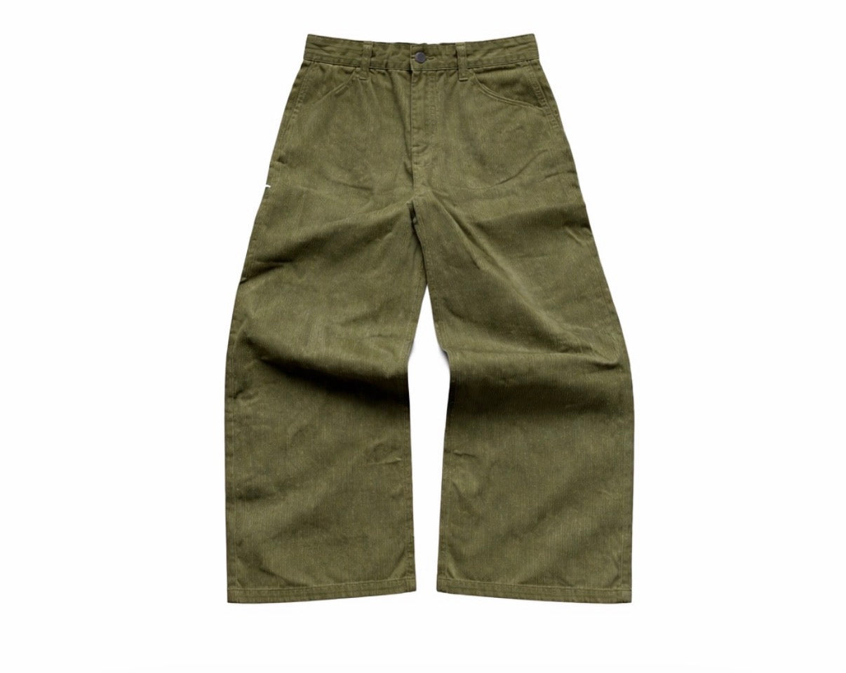 Denim Selvedge Green